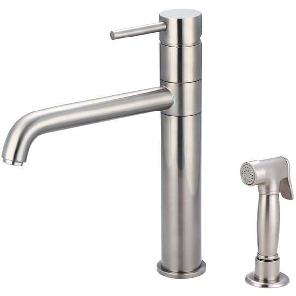 Pioneer Single Handle Kitchen Faucet in PVD Brushed Nickel 2MT161H-BN